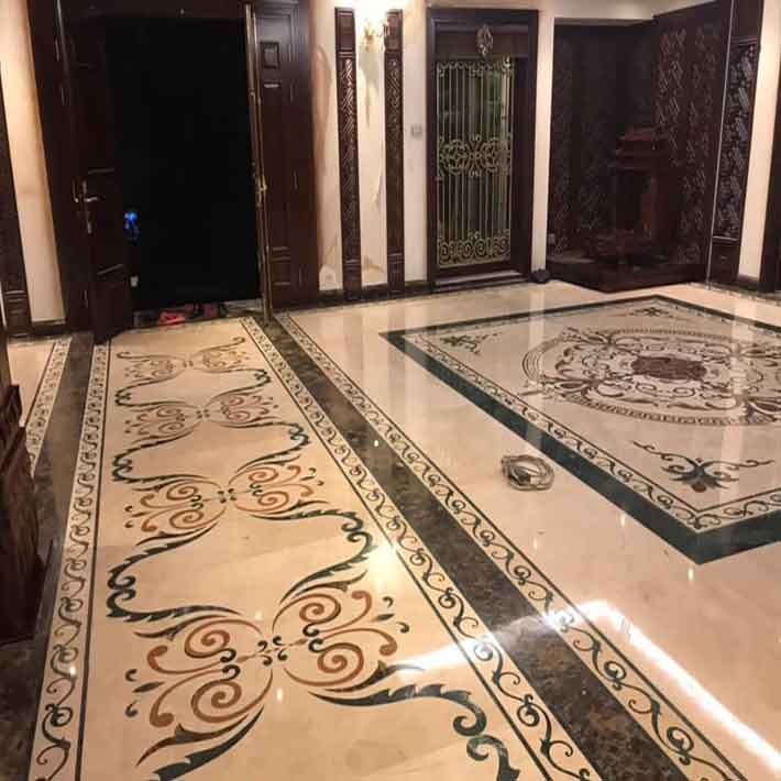 mẫu nền nhà dá marble hoa văn đep